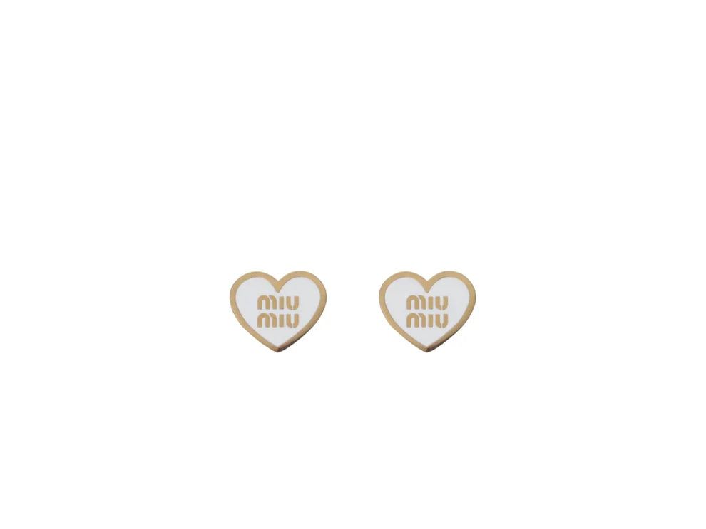 Miu Miu Heart Earrings