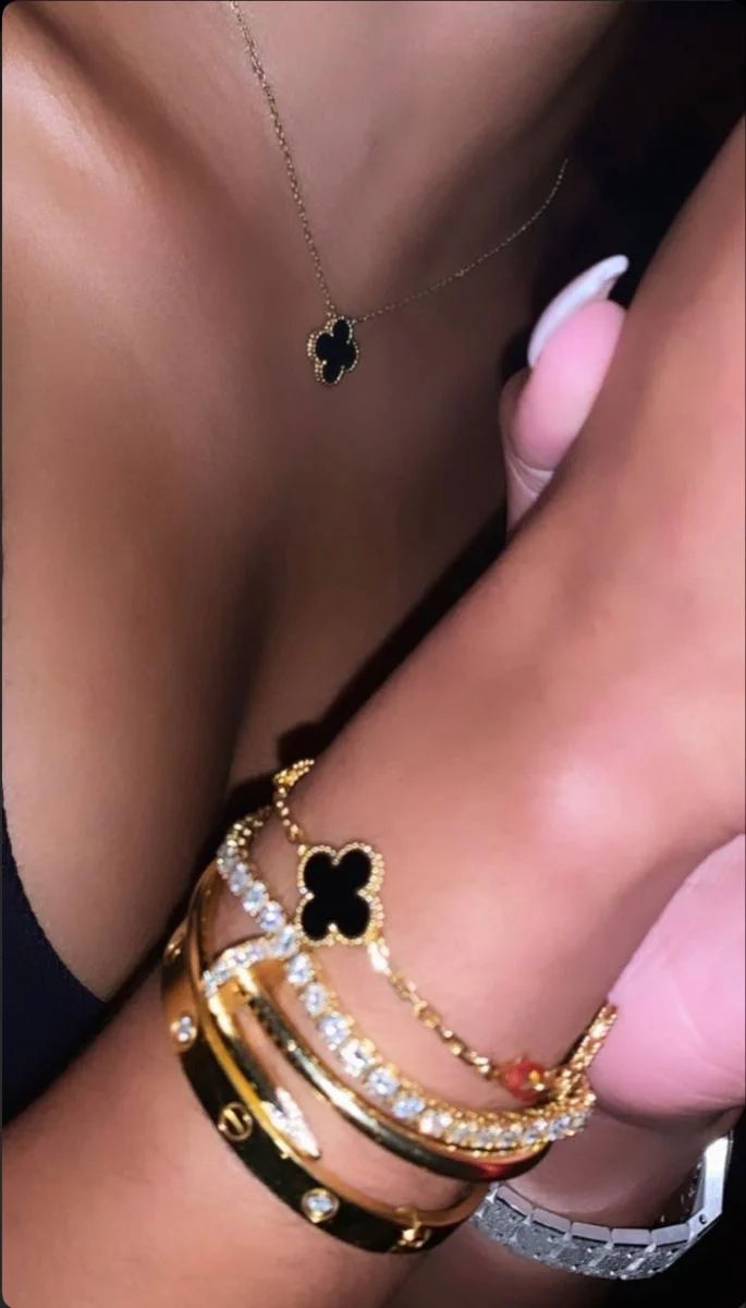 Van Cleef Black Necklace