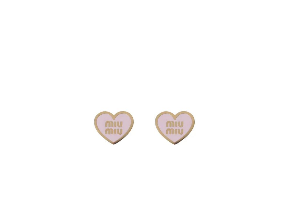 Miu Miu Heart Earrings