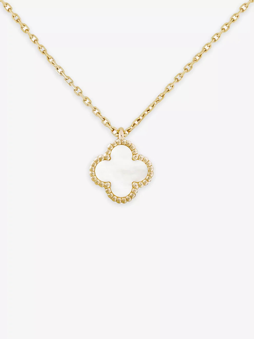 Van Cleef White Necklace