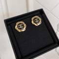 Chanel Black Earrings
