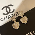 Chanel Heart Earrings