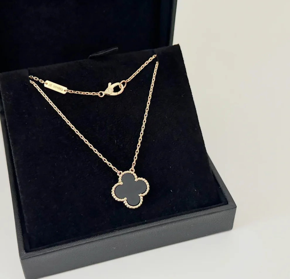 Van Cleef Black Necklace