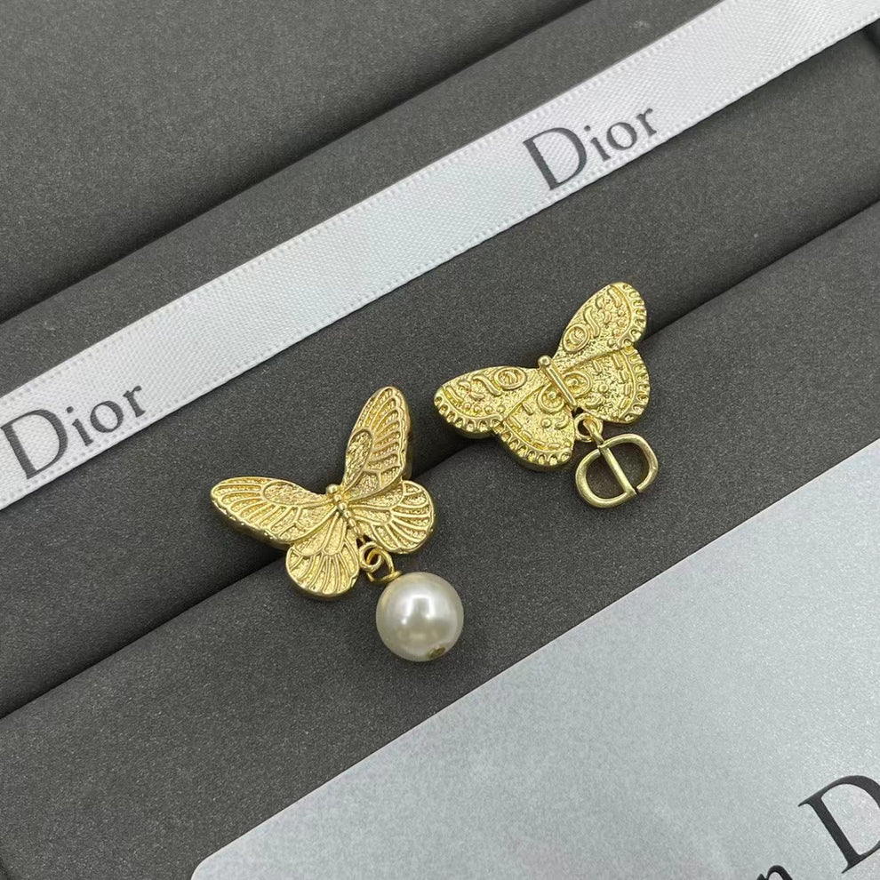 Dior Butterfly Earrings