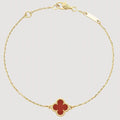 Van Cleef Uno Bracelets ( Black / Red )