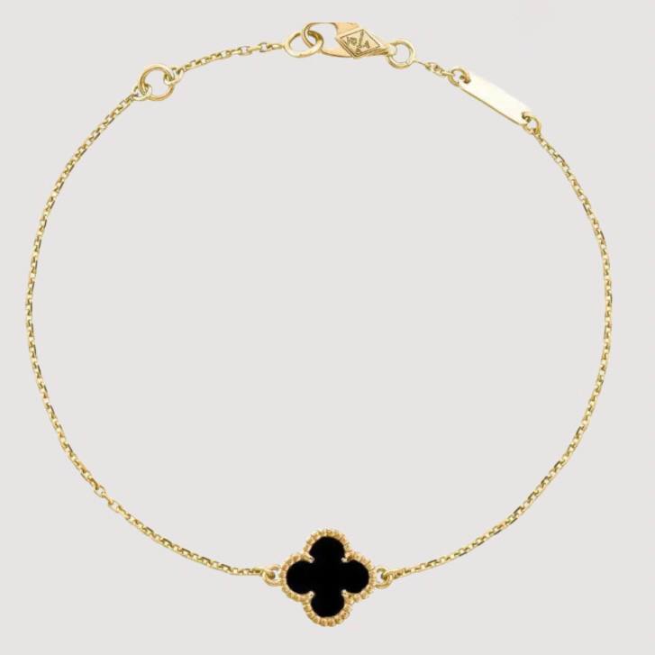 Van Cleef Uno Bracelets ( Black / Red )