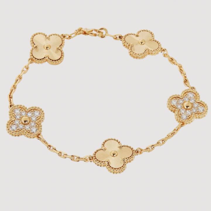 Van Cleef Half Dimante Bracelet