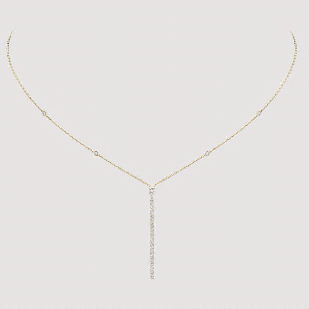 Messika Line Necklace